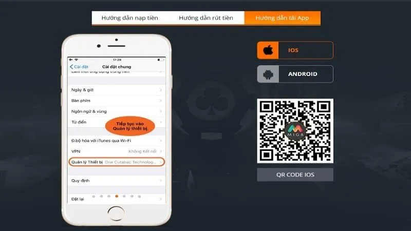 Hướng dẫn tải app SV88